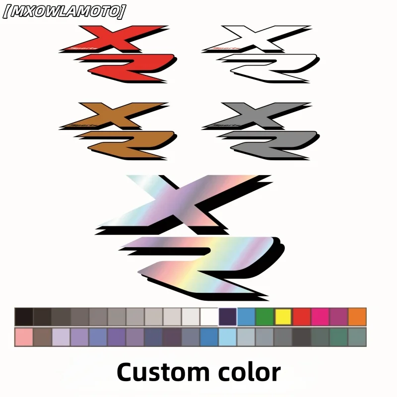 

Motorcycle sticker 1000XR Helmet Exhaust sticker Cover plate scratch PVC sticker Waterproof PVC 244.35mm*176.4mm