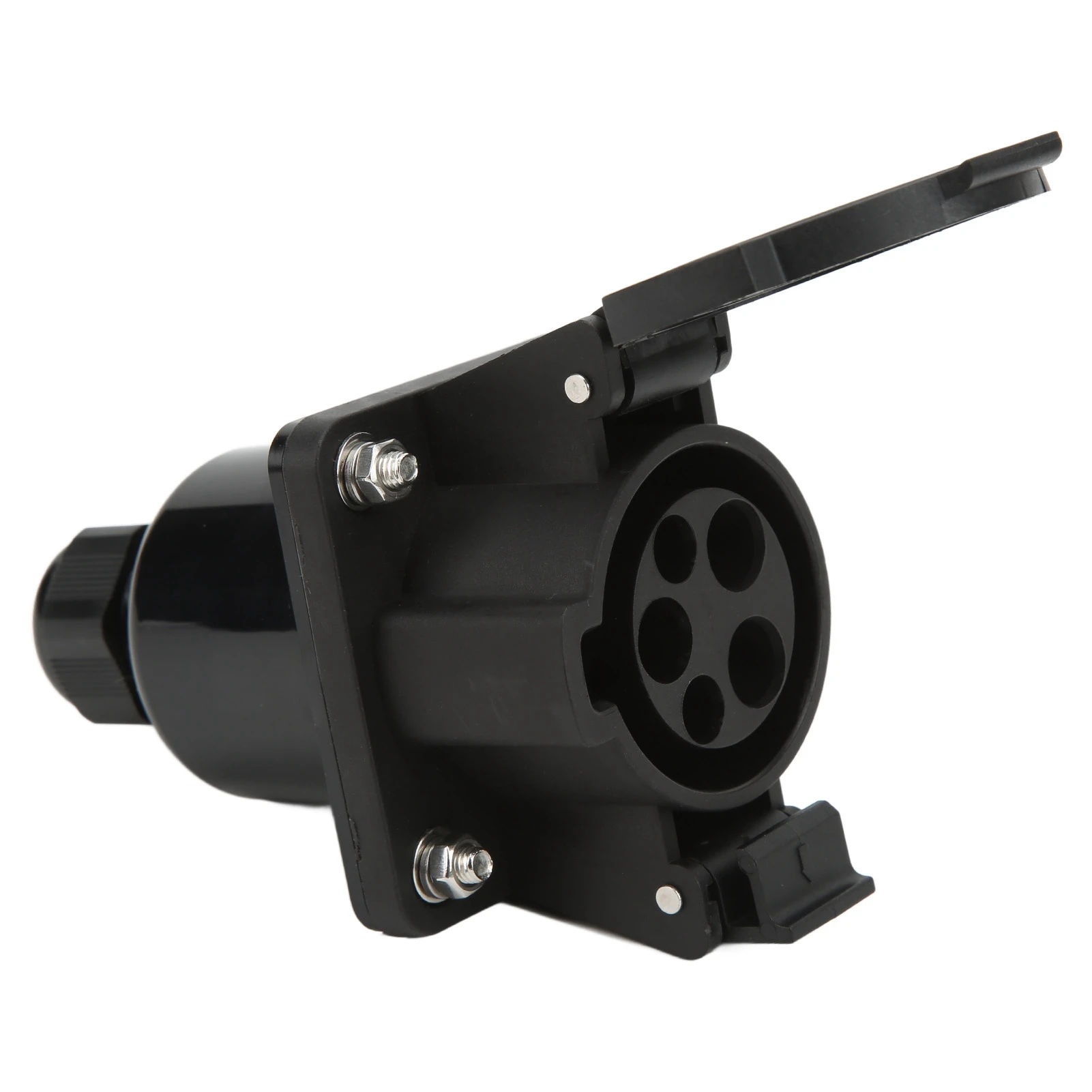 Розетка для зарядки электромобилей Новая розетка переменного тока для электромобилей Тип 1, однофазная, 16 А, 32 А, универсальная, одобренная CE TUV SAE J1772, EVSE