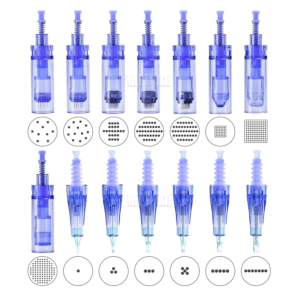 Bajonett-Kartuschen für A1 Dr. Pen Nadeln Microneedling Schönheits-Hautpflegegerät für 9/12/24/36/42/Runde Nano 3D 5D Spitzen – Detail 2