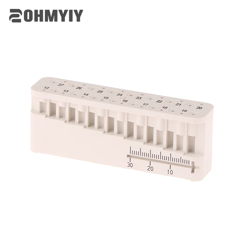 1pc Dental Autoclavable Endo Block Stand Ruler Dentist Instrument Ruler Products Equipment Measuring Block Files Holder