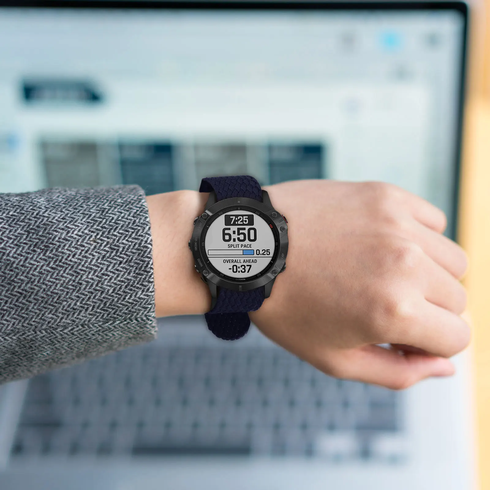 

Nylon Watch Band Premium Quality Comfortable Breathable Wrist Strap for Smart Watch Easy to Install Remove Fashion Accessory