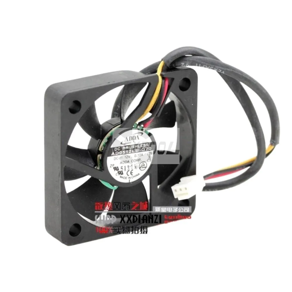 

for ADDA AD0512LB-G70 12V 0.10A 50mm 5010 Silent Cooling Fan, Dual Ball Bearing Electronics, Computer, Server, Low Noise Fan