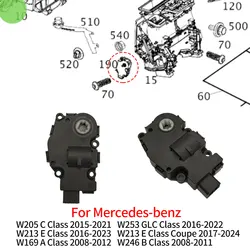 For Mercedes W205 W213 W253 W169 W245 Car Air Heater Climate Control Actuator Bracket Servo Motor For Benz C E GLC A B Class