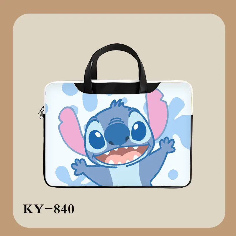 Disney Stitch Laptop Bag Case 13 14 15 16 17 15.6 Inch Notebook Bag For Macbook Air Pro Computer Shoulder Handbag Briefcase Bag