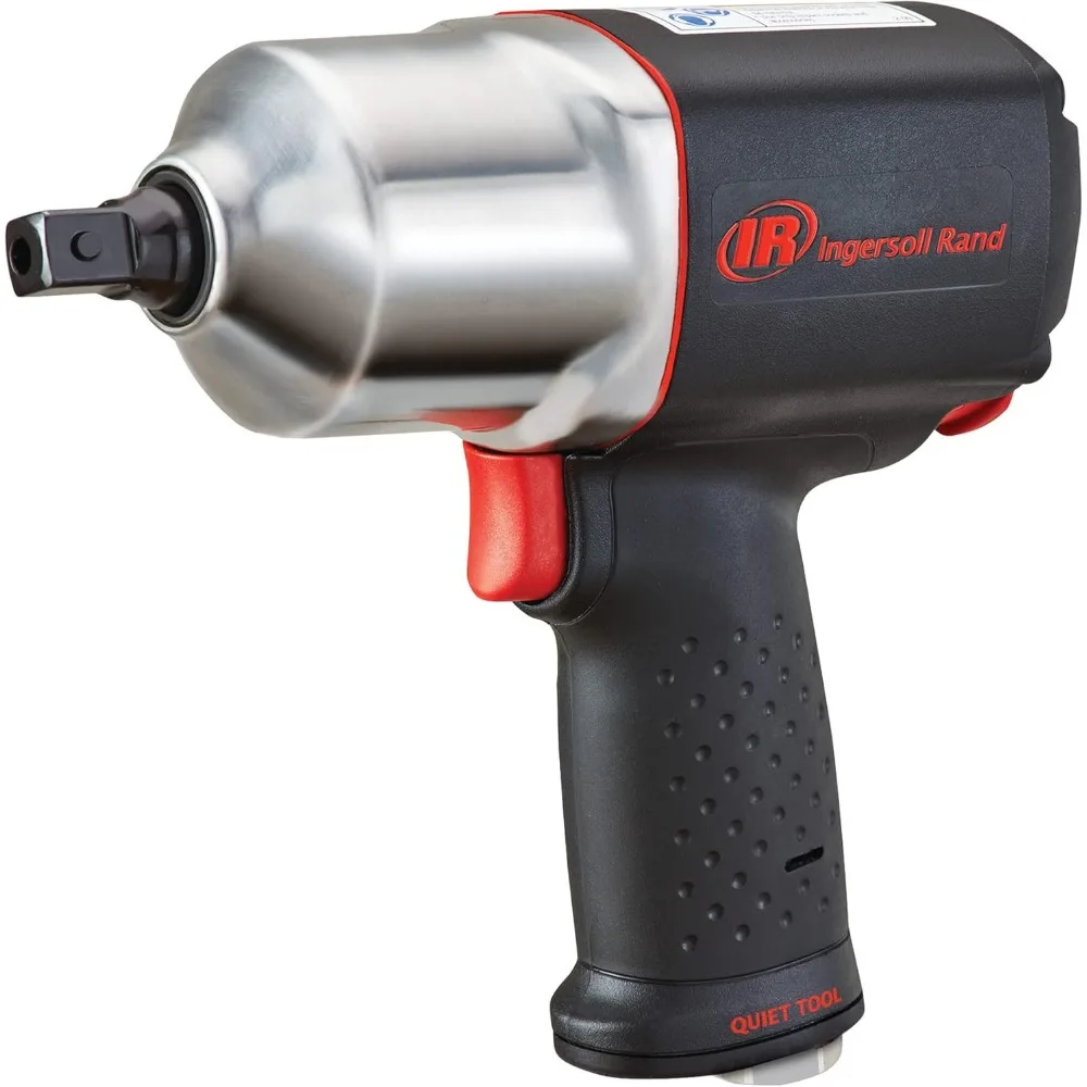Ingersoll Rand 2135QXPA Half-Inch Quiet Air Impact Wrench with 1100 ft-lbs Torque for Nut Removal