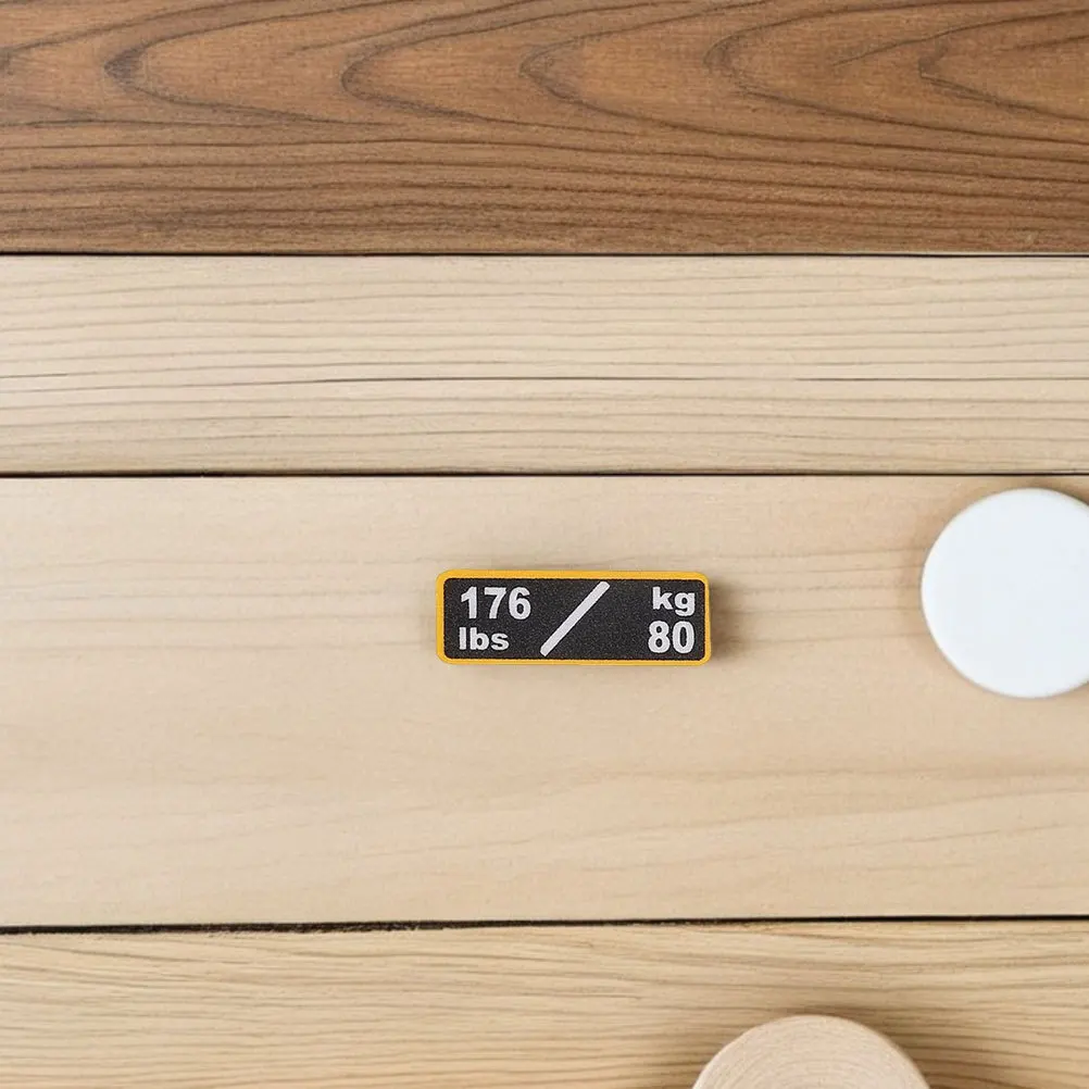 2 Sheets Self Adhesive Gym Weight Stack Labels Waterproof Professional Weight Block Stickers for Strength Training Equipment