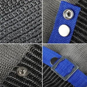 Edelstahl Anti-geschnittene Sicherheitshandschuhe, Ausschnitt, Handschutzmetall, Metzger's Fleischnetzhandschuh 6 Hauptverkäufe Tulle Handschuh - №1