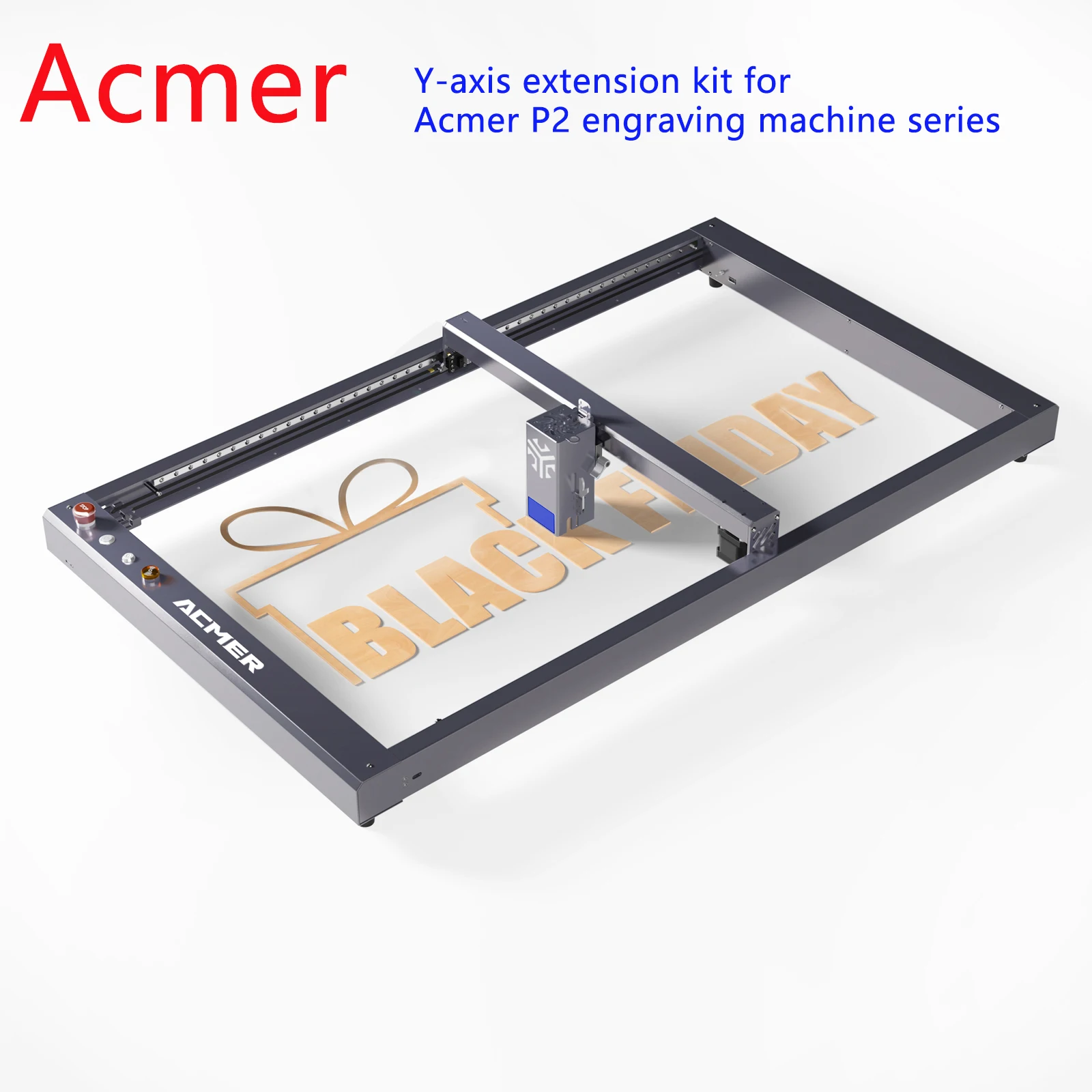 ACMER L80 Expansion Kit P2 33W Y-axis extension kit 420*800mm for P2 10W 20W 33W engraving