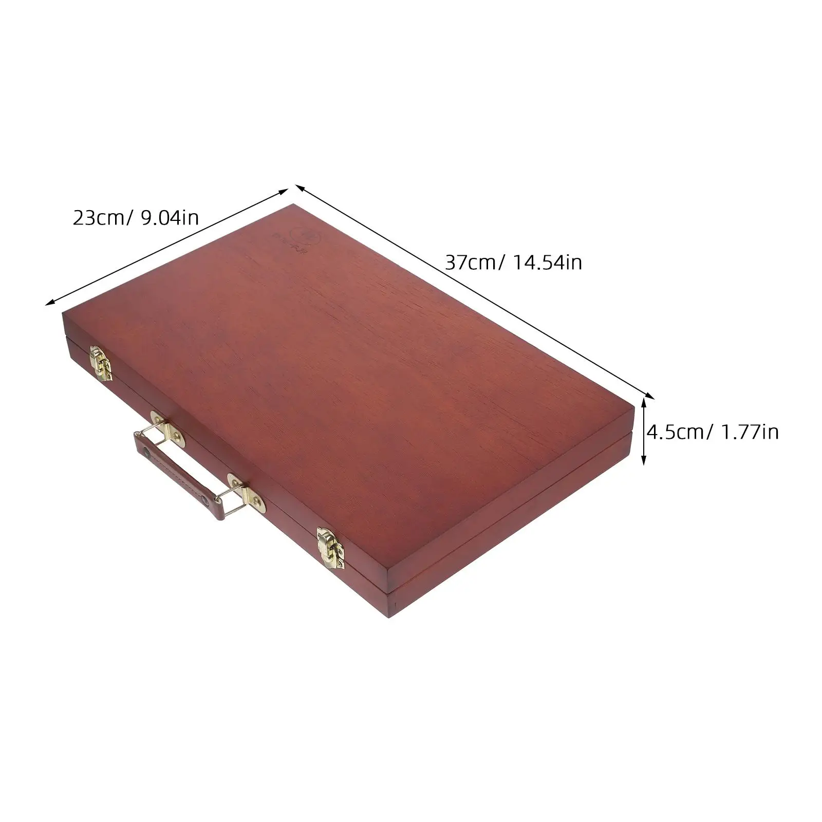 Easel Oil Painting Box Table Top Wooden Pigment Empty Container Tool Kit Drawing Case Travel