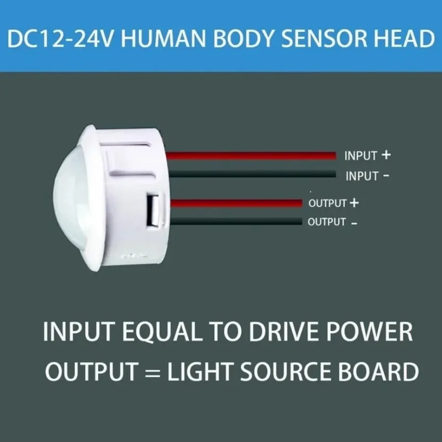 10pcs Human Body Induction Night Lamp Pir Infrared Motion Automatic Light Sensor IR Detector Switch DC 12V 24V AC 110V 220V