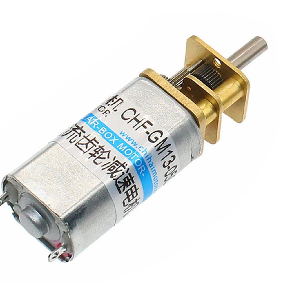 GM13-050 DC Gear Motor Metal Permanent Magnet Reduction Motor 3V 6V 12V 24V DIY Door Lock Beauty Product