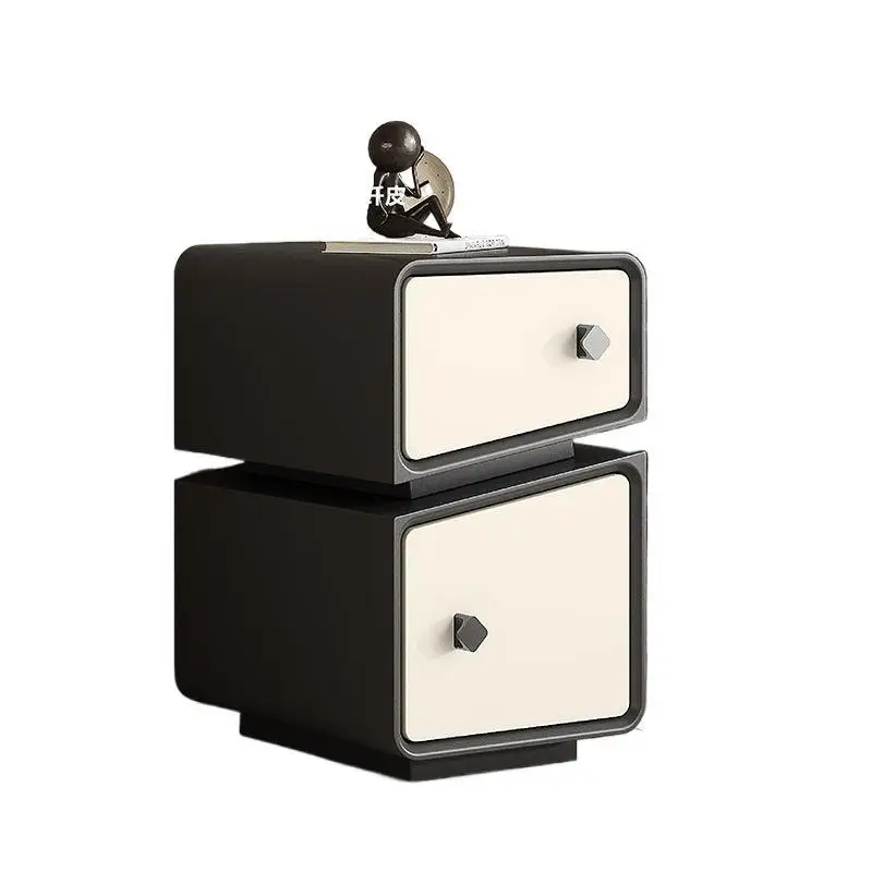 

Bedside table Nordic light luxury solid wood small narrow bedroom home simple bedside table 2024 new 30cm wide