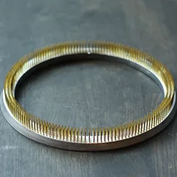 Japanese Ikebana Metal Round Kenzan Ring Flower Base Tool