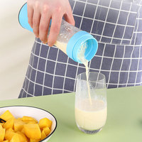 400ml Smoothies Mixer Machine USB Charging Mini Electric Juicer Multifunctional Automatic Fresh Squeezer for Home Office Travel