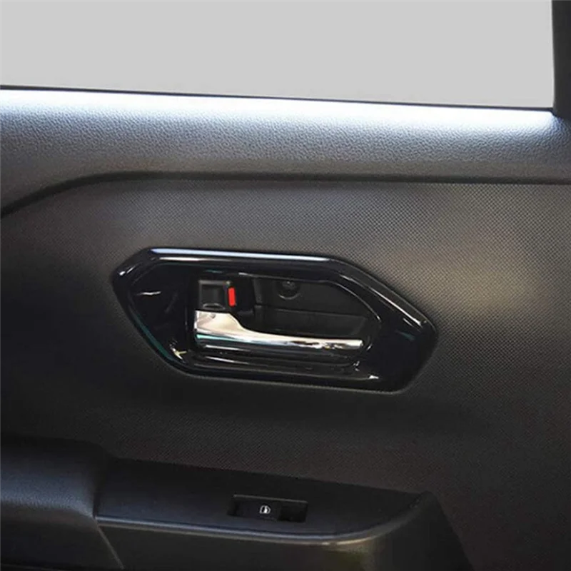 

Ярко-черная внутренняя дверная ручка автомобиля, чаша, панель, рамка, накладка, наклейка для Toyota Raize/GR 2020-2022, замена