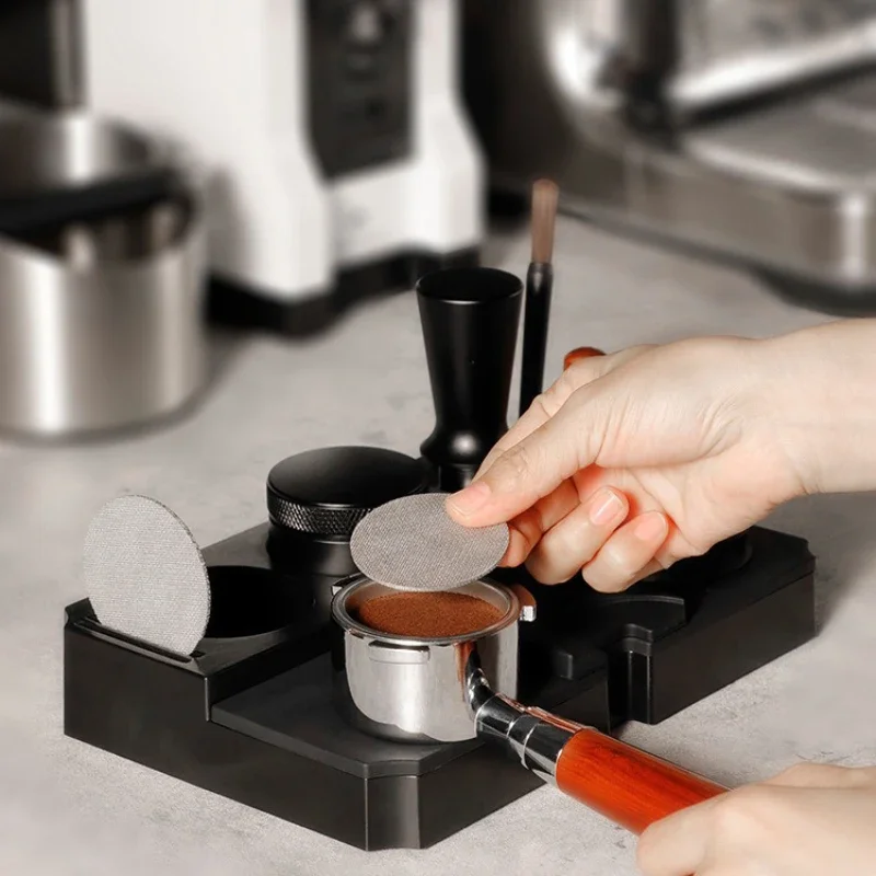 

Многофункциональный держатель для ручек кофемашин Barista 51, 53, 58 мм, подставка для кофейных прессов, органайзер для хранения, держатель для ручек кофемашин из ABS-пластика