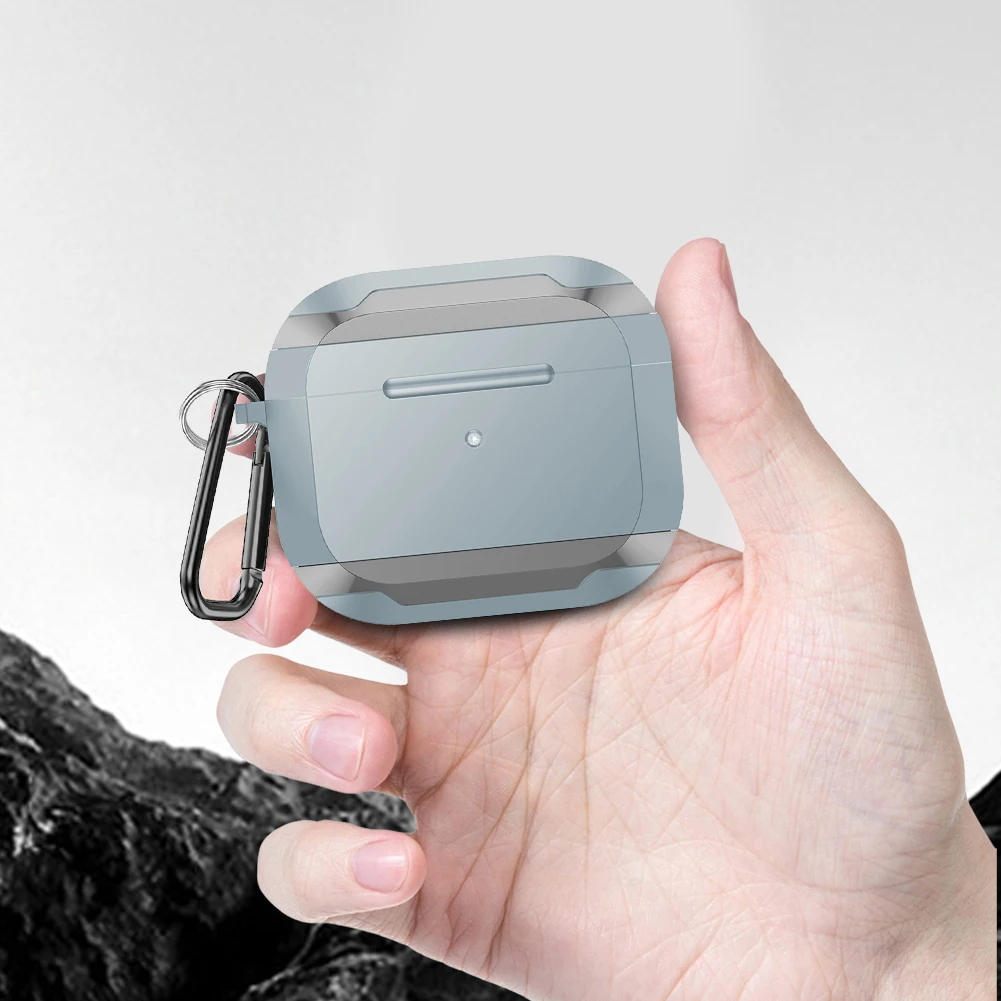 Caso do fone de ouvido para airpods 4 caso do fone de ouvido à prova de choque capa protetora de corpo inteiro proteção contra queda capa de fone de ouvido para airpods 4