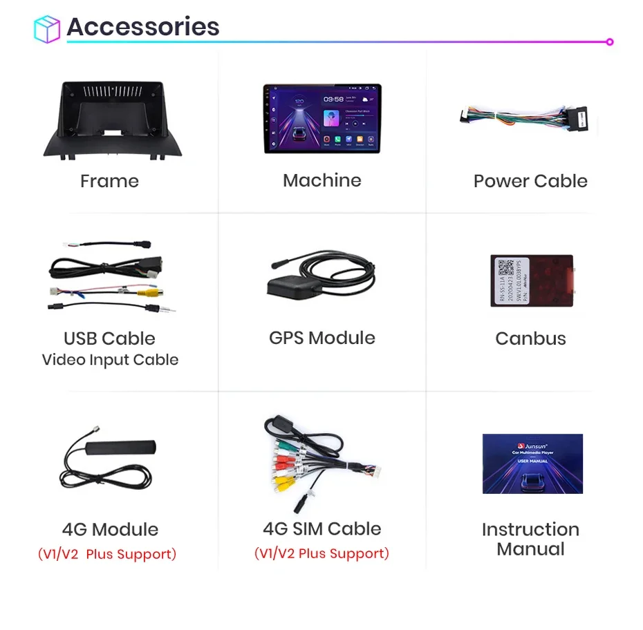 Junsun drahtloses Carplay Android Autoradio für Renault Megane 2 2013-2018 Auto intelligente Systeme rds bt dsp 2 din Autoradio – Detail 30