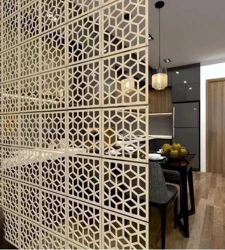 High Quality Laser Cut Decor Stainless Steel Aluminum Board Screen Divider Partition