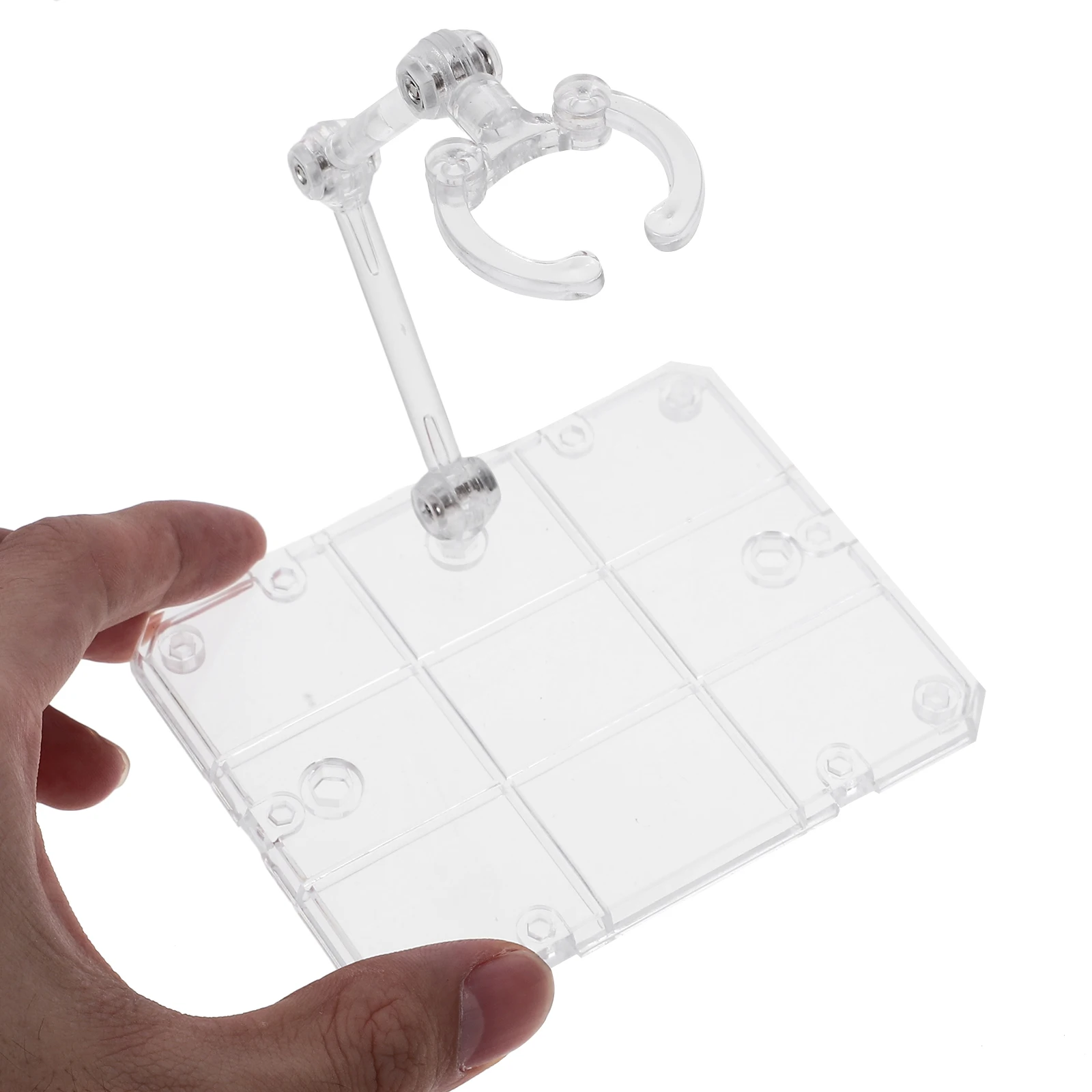 

Adjustable Action Figure Display Stand Plastic Holder For Lightweight Desktop Storage Rack Home Store Use Display Shelf