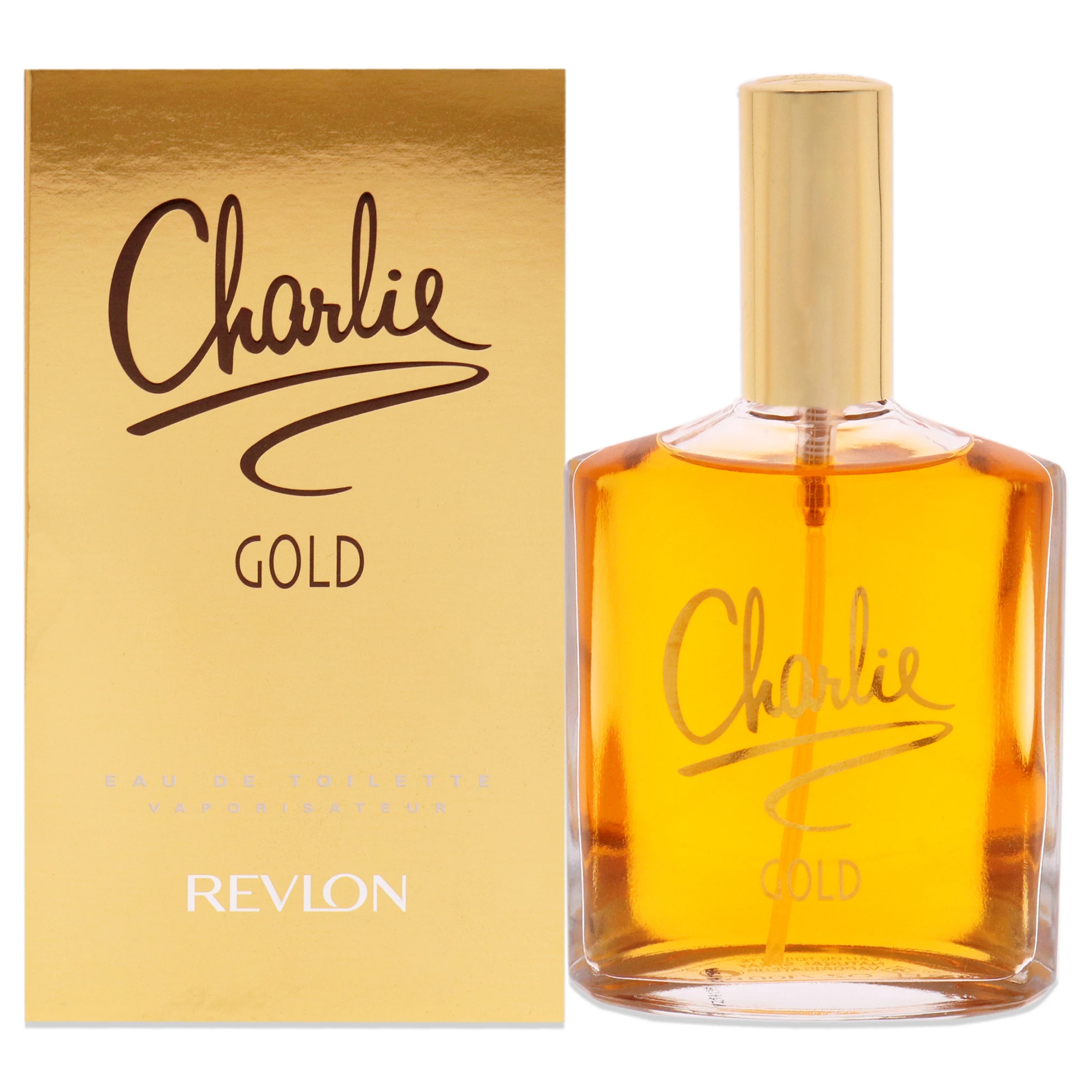Charlie Gold от Revlon для женщин — спрей EDT на 3,4 унции