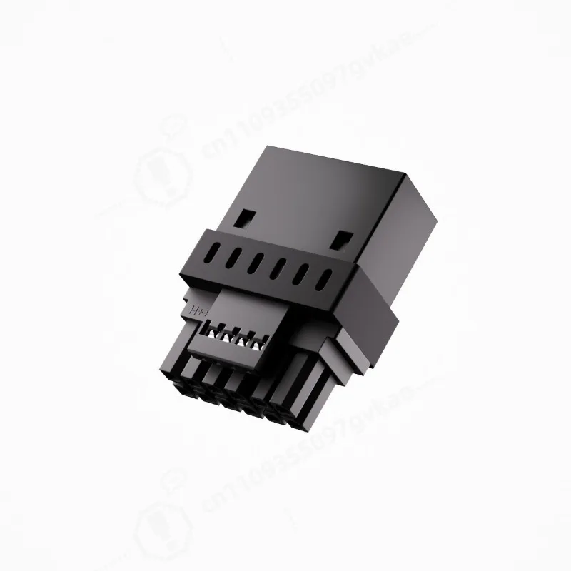 16PIN GPU Power Port Riser Adapter Height‑Increase Connector For Deep‑Set Graphics Card Power Interface