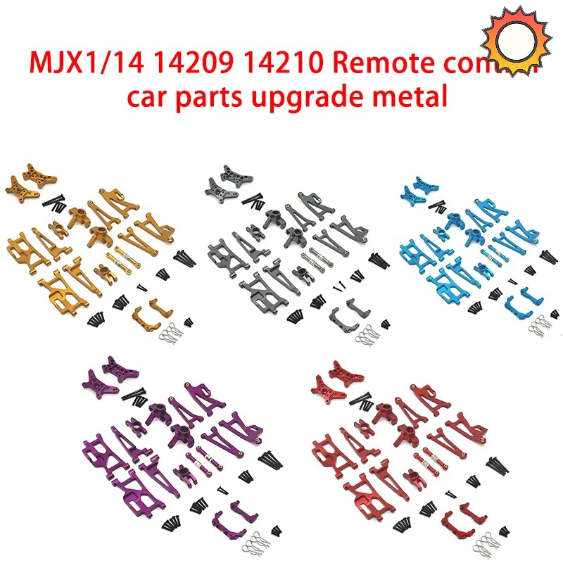 

MJX1/14 14209 14210 Remote Control Car Parts Metal Upgrade Modified Wearing Parts Set