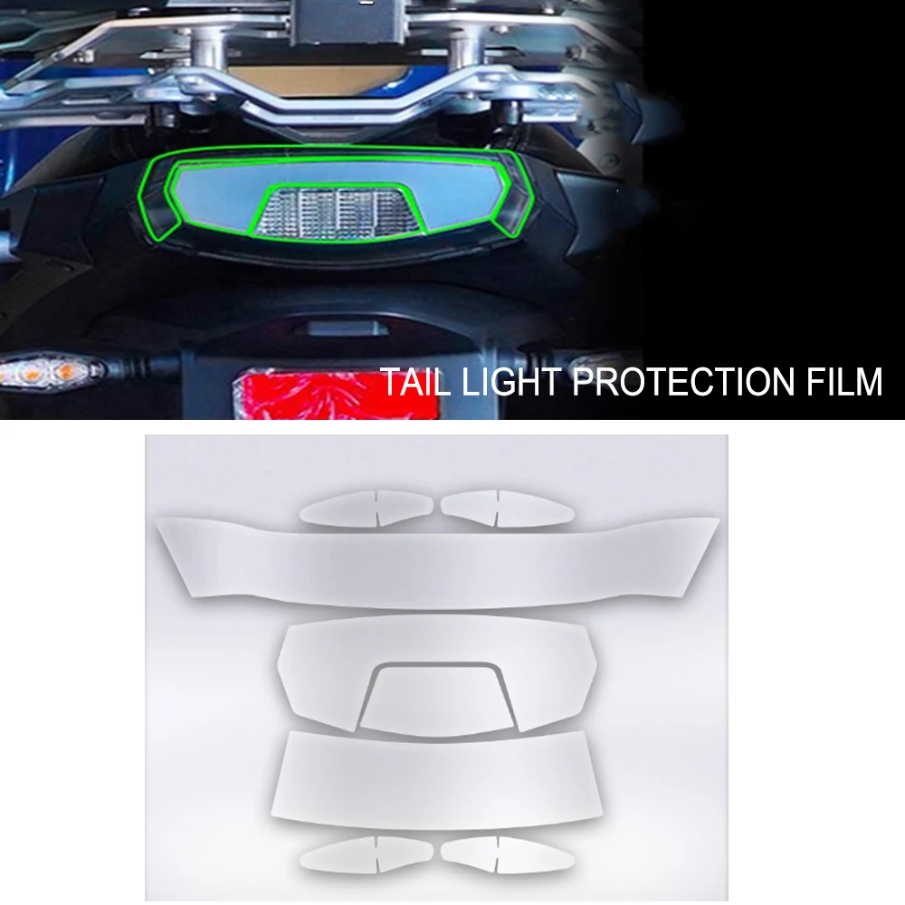 ل CFMOTO CF 800MT 800MTX اكسسوارات المصباح فيلم أداة فيلم الذيل ضوء فيلم طبقة رقيقة واقية شفافة