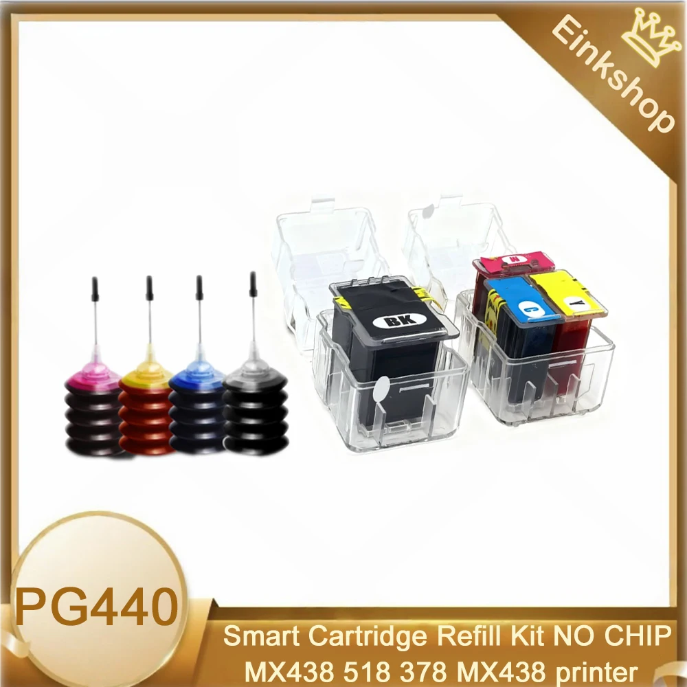 

PG 440 PG440XL CL 441 Smart Cartridge Refill for Canon PG440 CL441 440XL 441XL for Printer 4280 MX438 518 378 MX438 printer