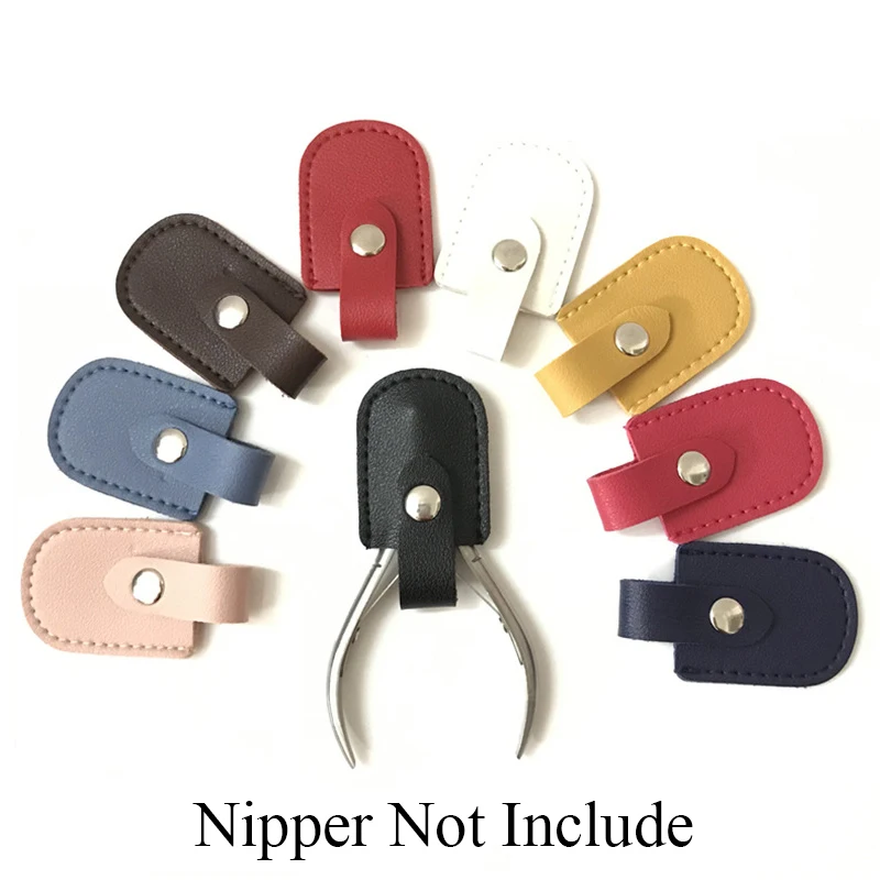 1PC PU Nipper Protective Cover Pedicure Tool Protective Cap Manicure Nail Scissors Shell Nipper Cover New Nail Tool