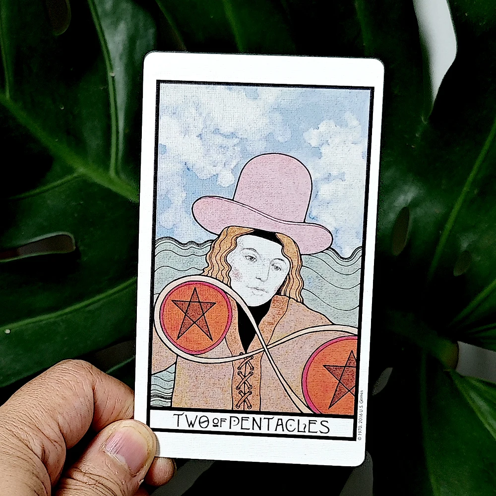 Aquarian Tarot Deck 12*7cm 78 Pcs Classic Tarot Cards Printed on 350GSM Double Embossed Cardstock