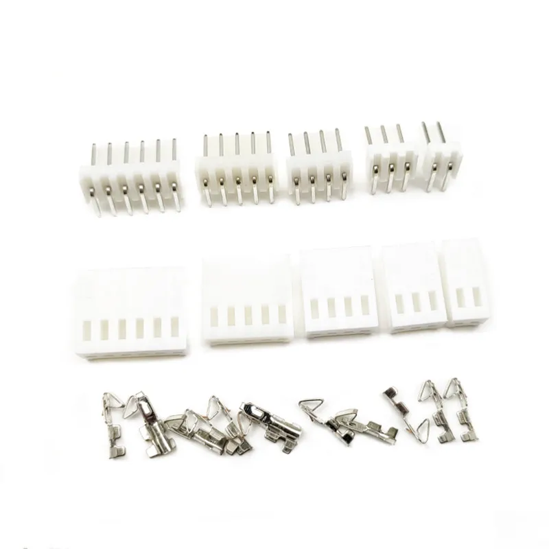 10 Sets KF2510 Right Angle Header+Housing+Crimp 2.54mm Pitch 2/3/4/5/6/7/8/9/10 Pin Connector Kits