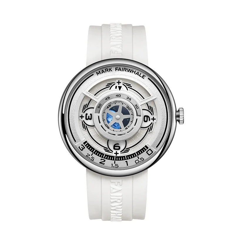 Original Silicon Quartz Watch with Night Light Dual Display and Alloy Pin Buckle Case for Men Sport Style