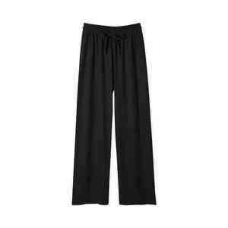 

Comfortable High Waist Narrow Version of Women's Oatmeal Draped Wide-leg Pants Spring and Autumn Versatile Casual Trousers