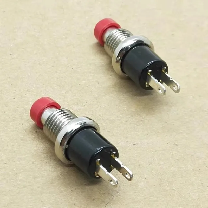 1~5PCS/LOT Open hole 7MM PBS-110 small round button switch 2 Pin self-reset click the power switch button