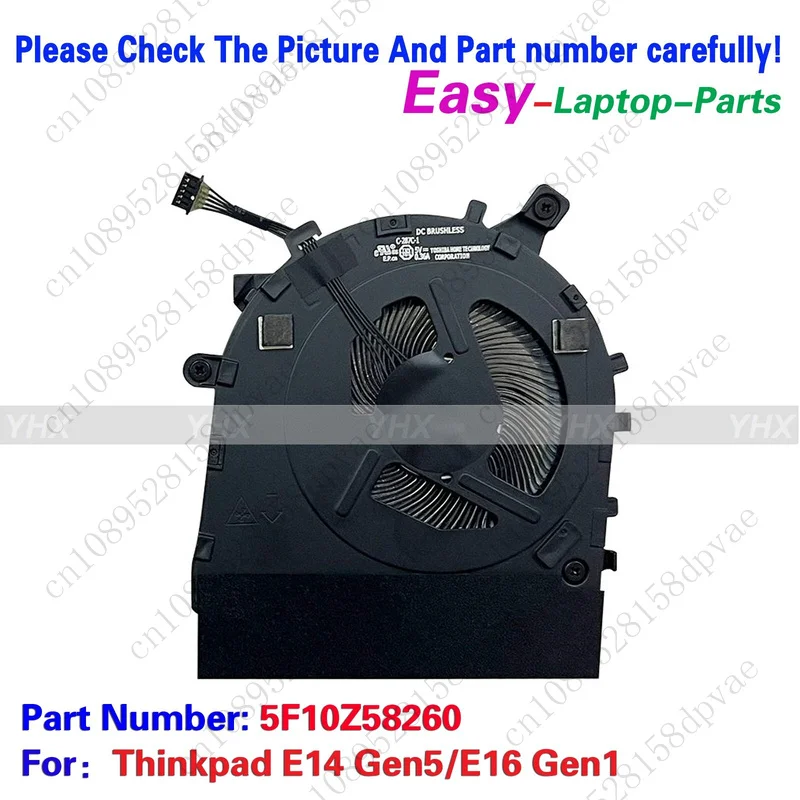 

GYX новый охлаждающий вентилятор для процессора LENOVO Thinkpad E14 Gen5/E16 Gen1 5F10Z58260, быстрая доставка