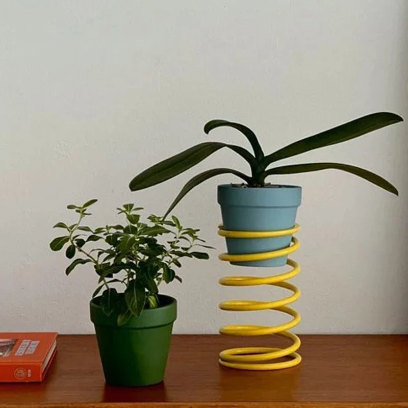 Spring Flowerpot Creative Flower Pot Rack Plant Shelves Outdoor Removable Garden Plants Stand Home Decoration Desktop Ornament