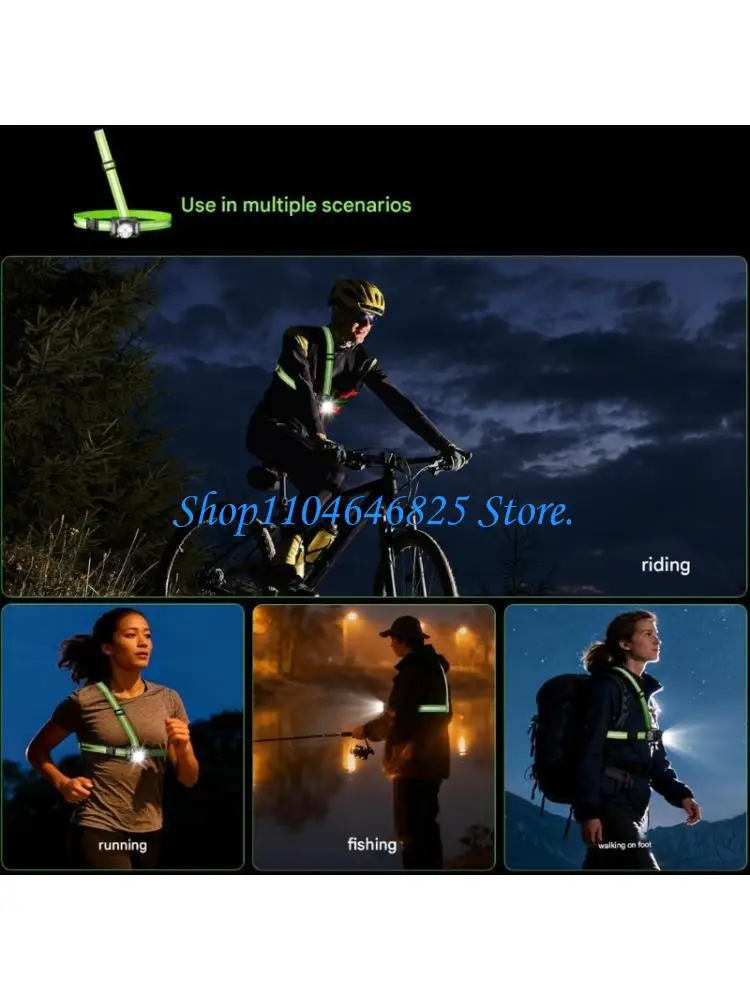Comfortable Night Running Gear Featuring Strong Light Output And Customizable Flash Modes For Safety