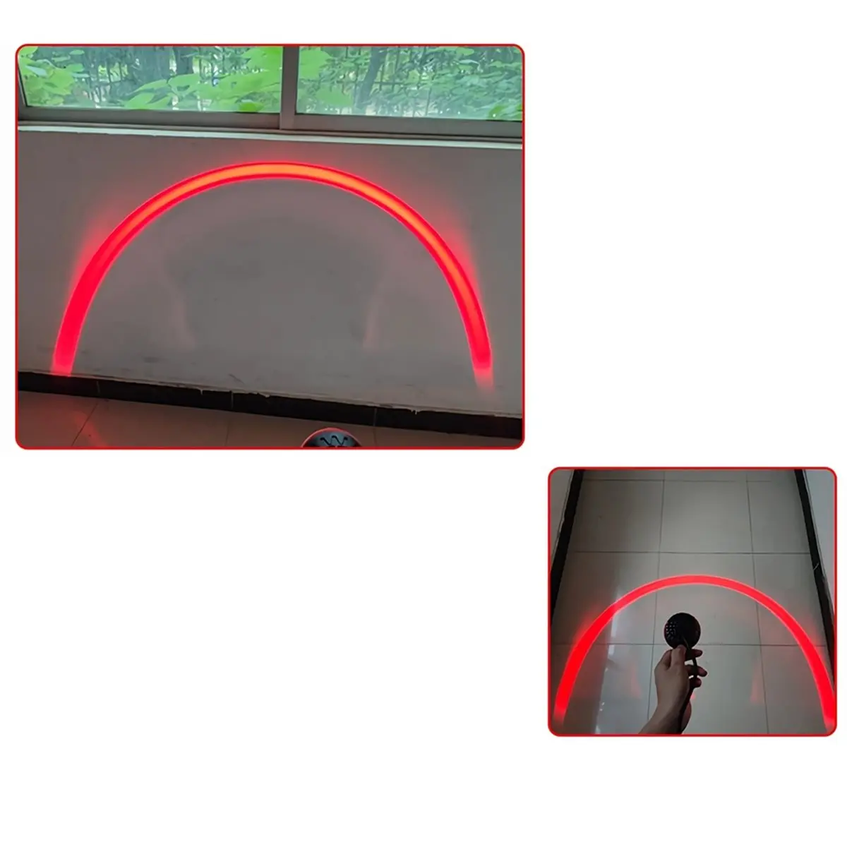Fits for 1Pc Forklift Danger Light U Line 12V - 110V 10W Safety Warning Light Red for Forklifts
