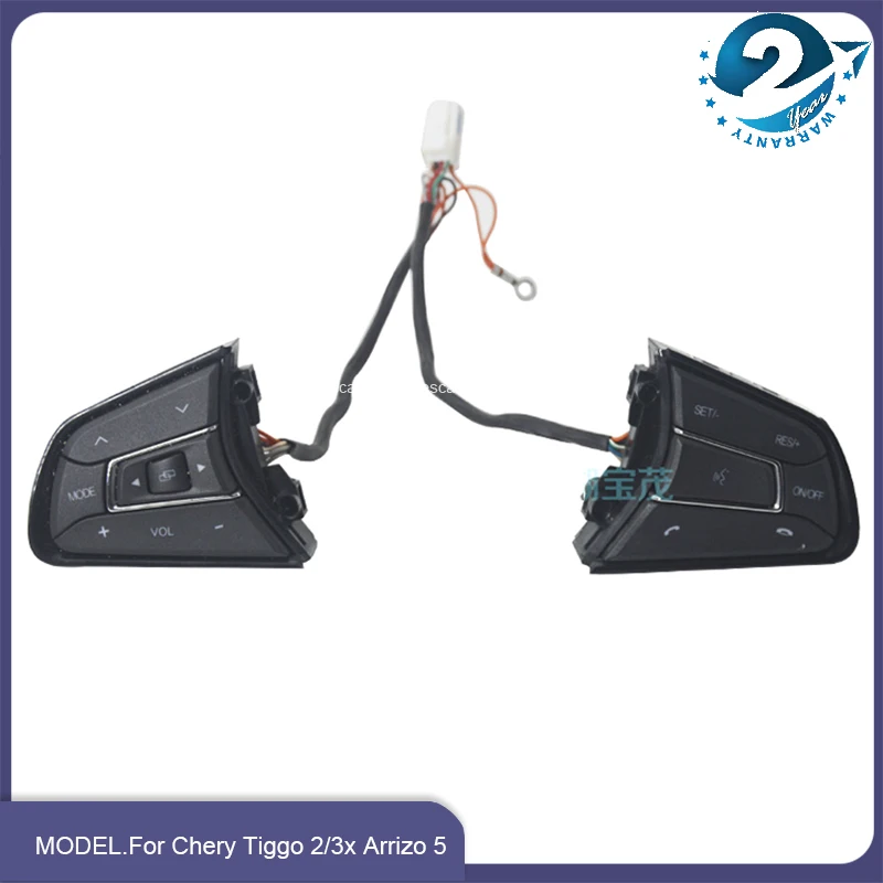 Multi-function Steering Wheel Button For Chery Tiggo 2/3x Arrizo 5 Bluetooth Phone Cruise Control Volume