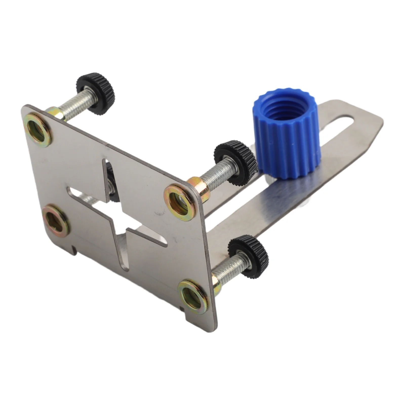 1 X Adjustable Level Bracket Stainless Steel L-Bracket 360°Pivoting Mount Support Level Wall Bracket Leveling Tools Portable