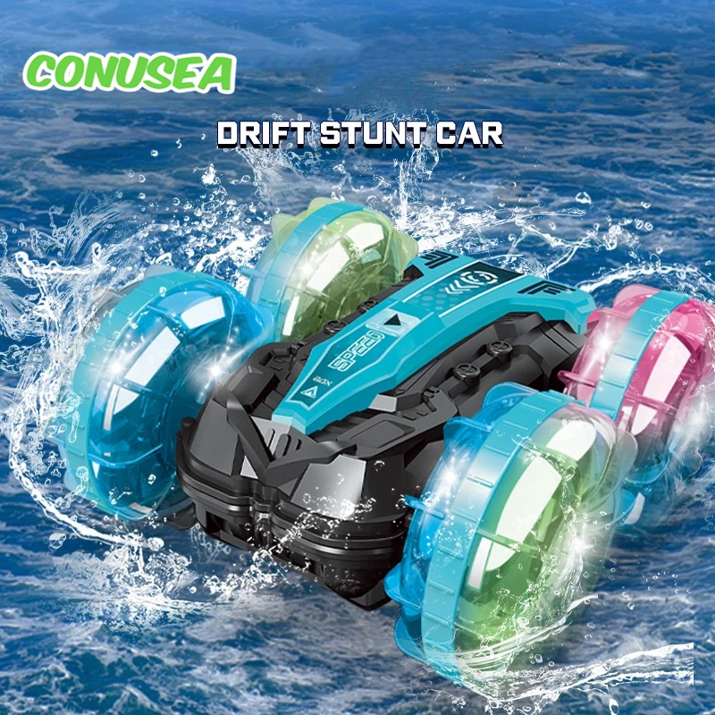 

2.4G Amphibious Rc Car Gesture Remote Control Cars Dual Mode Water and Land Off-Road Stunt Vehicle Children's Toy Car Boy Gift