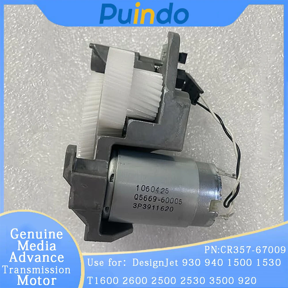 CR357-67009 Genuine New Media Advance Transmission Motor for HP DesignJet 930 940 1500 1530 T1600 2600 2500 2530 3500 920 X-axis