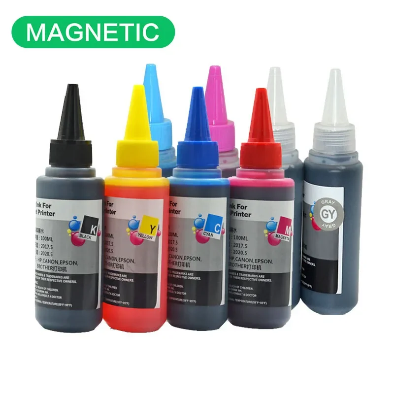 NEW 10Color 100ml/Bottle Pigment ink for Canon PRO9500 MARK II Printer Cartridge Printer 10 Colors Inkjet Printer Bulk Ink