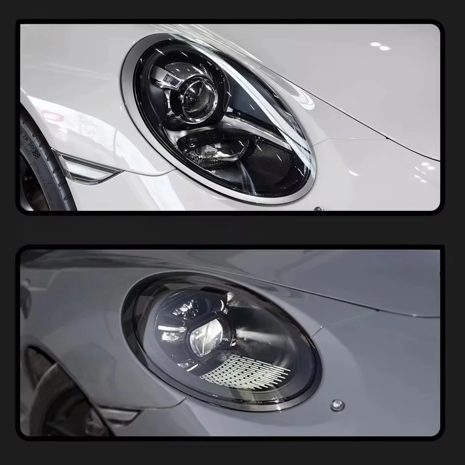 Upgraded LED Headlights for Porsche 911 (2012–2018) 991 to 992 GT3 RS | Dynamic Sequential Signal Assembly