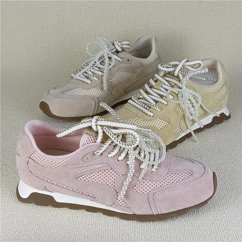 

2025 New Women's Flat Casual oes Lightweight Comfortable Soft Bot Dequan oes Spring Summer Versatile Daily Wear