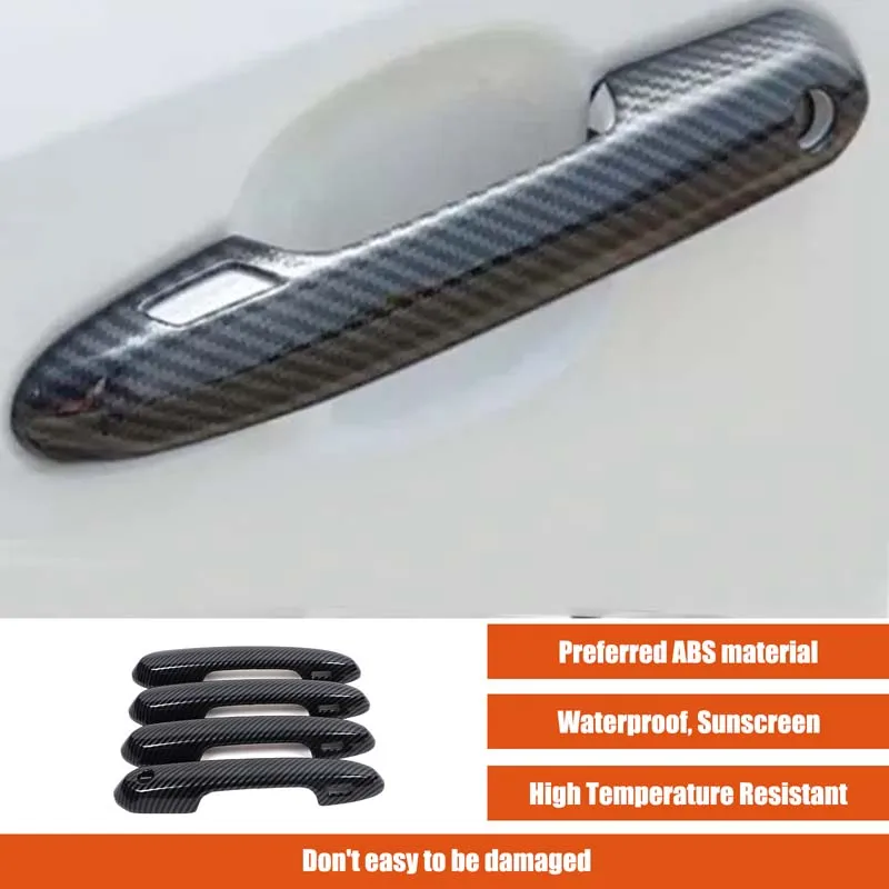 For 2023+ Lexus LX600/Toyota Land Cruiser LC300/Exterior ABS carbon fiber door handle protective cover body kit auto parts LHD