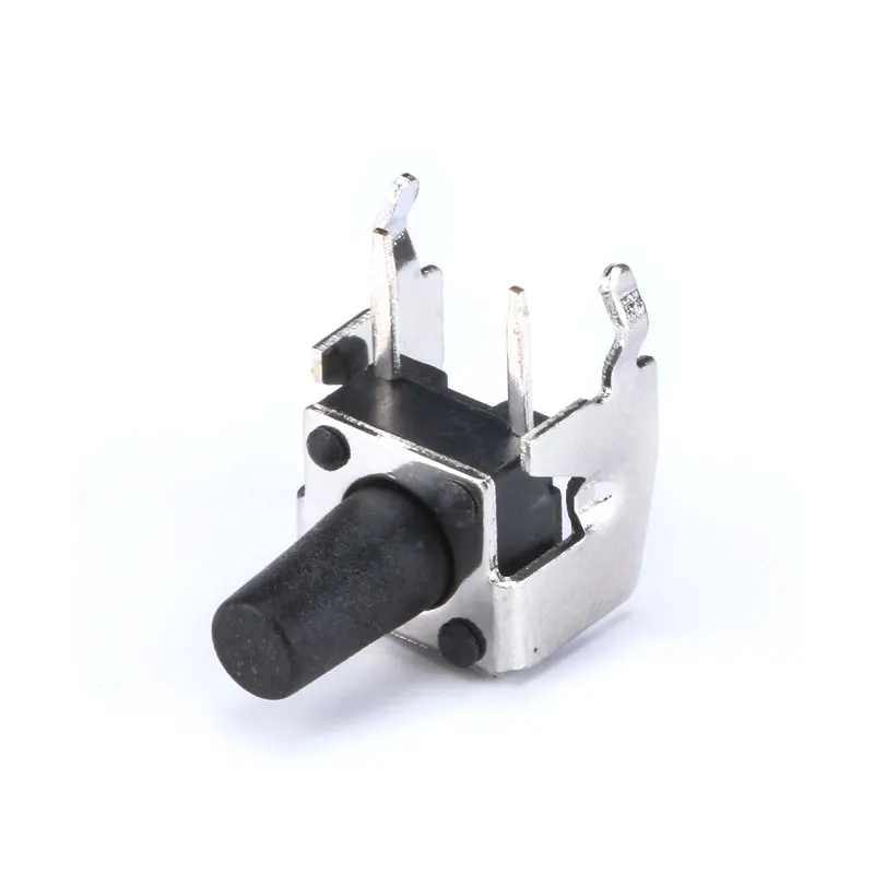 20pcs Mini Push Button 6*6*9.5MM Touch Power Switch Small Light Black Bracket