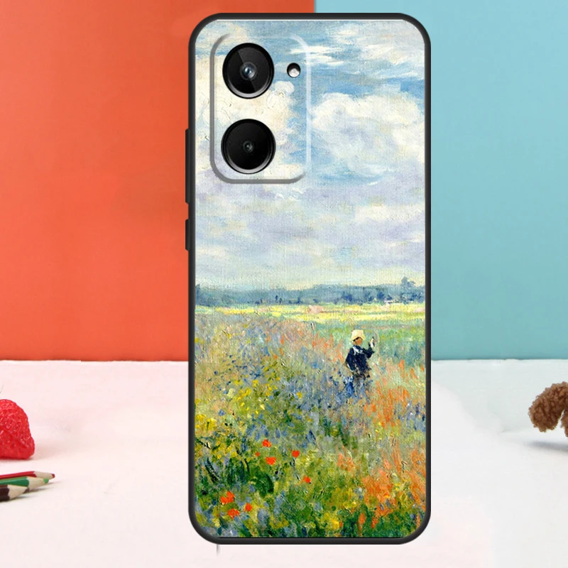 حافظة لوحة فنية لهاتف Realme ، Realme GT Neo 5 ، GT3 ، GT5 9 ، 10 ، 11 ، 12 Pro Plus ، C25s ، C21Y ، C30 ، C31 ، C33 ، C35 ، C51 ، c53 ، C55 #4