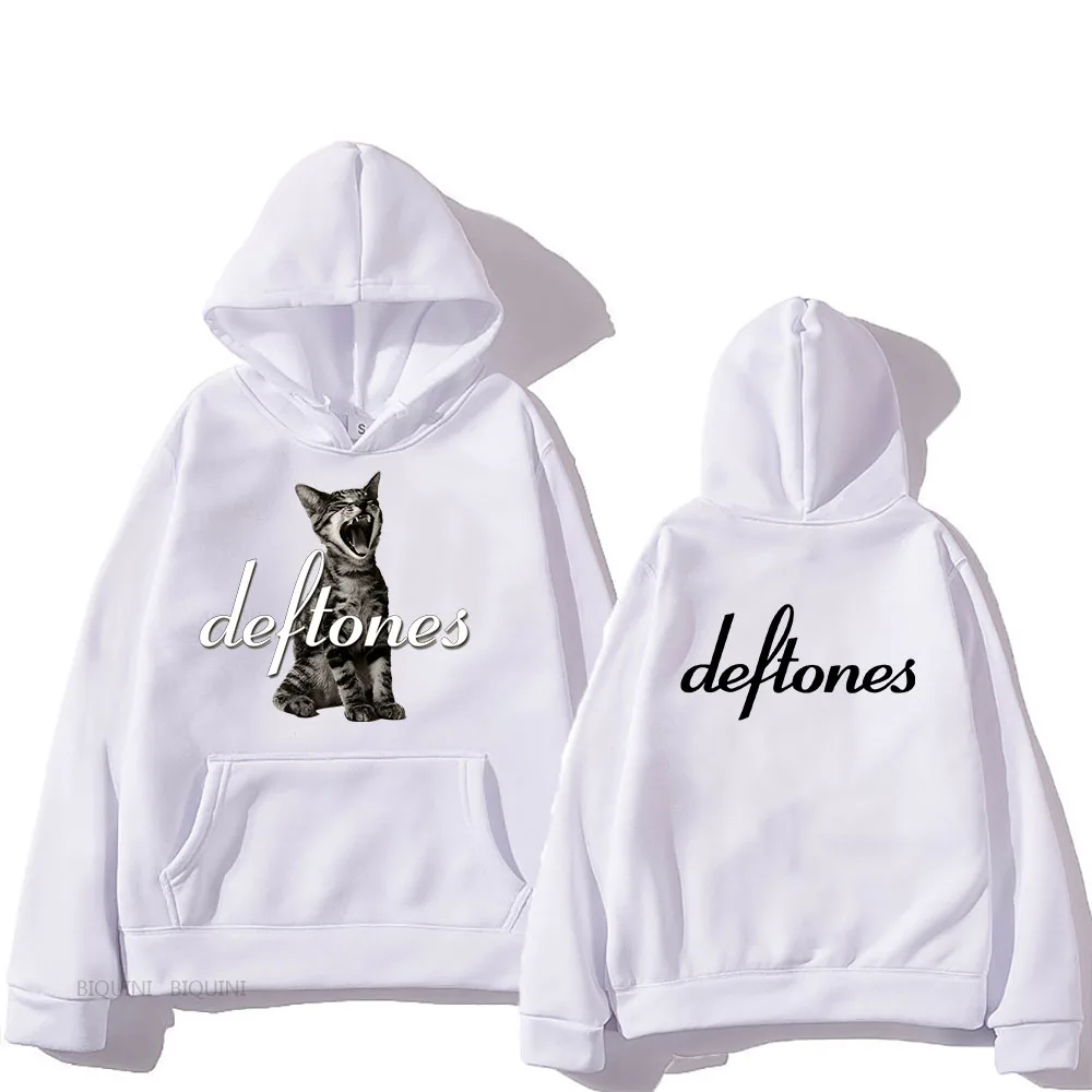 Deftones Around The Fur Tour Band Hoodie Punk Retro Pullover Hip Hop Band Hooded Unisex Street Casual Long Sleeve Hoodie New